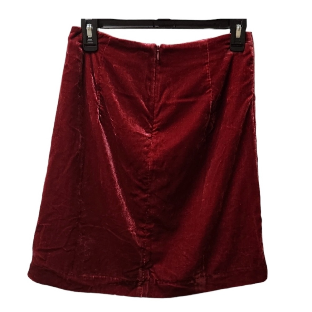 NWT! Anthropologie Crushed Velvet Skirt
